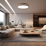 Round Wooden Ceiling Light