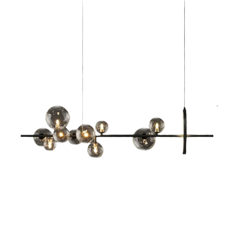 Glass blowing chandelier