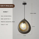 Wabi sabi circular Pendant Light