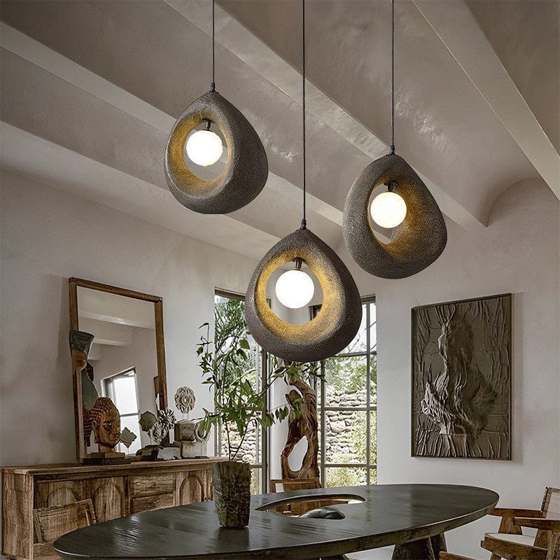 Wabi sabi circular Pendant Light