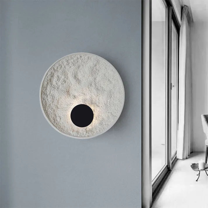 Round Moon Globe Wall Light