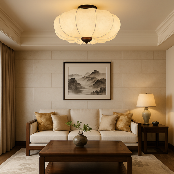 Medieval Silk Ceiling Light