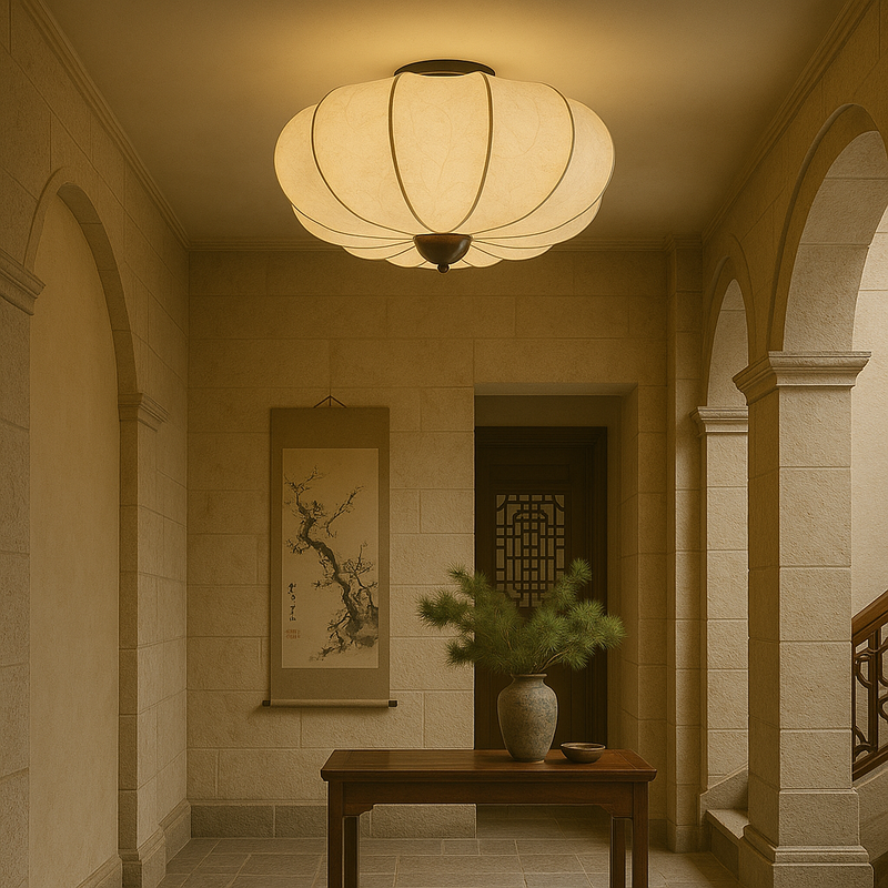 Medieval Silk Ceiling Light
