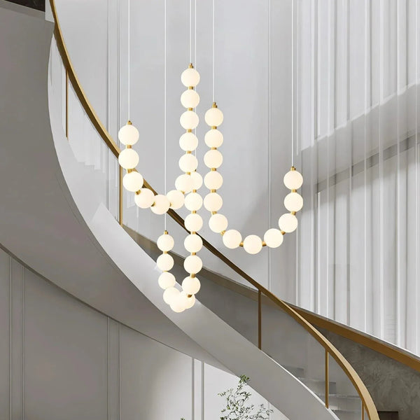 Luxury White Necklace Chandelier