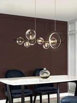 Glass blowing chandelier