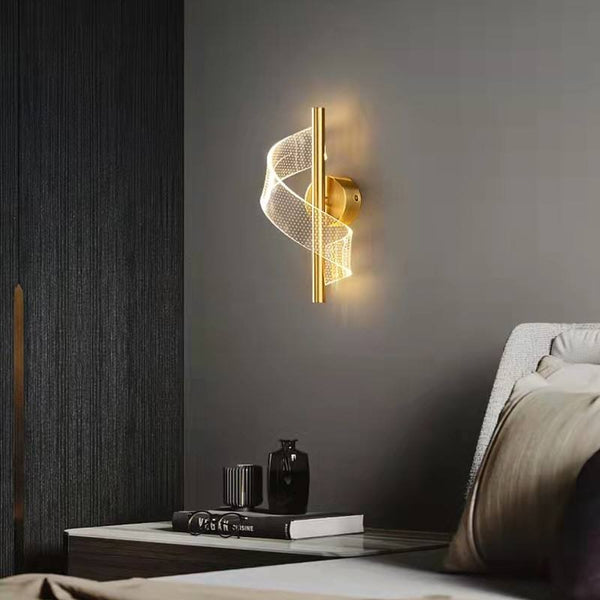 Glasspilar™ - Luxurious wall light with glass candelabra