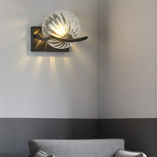 Modern LED Wall Lamp Glass