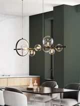 Glass blowing chandelier
