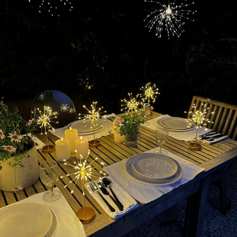 Mini Table Starburst Gold (Pack of 6)