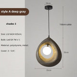 Wabi sabi circular Pendant Light