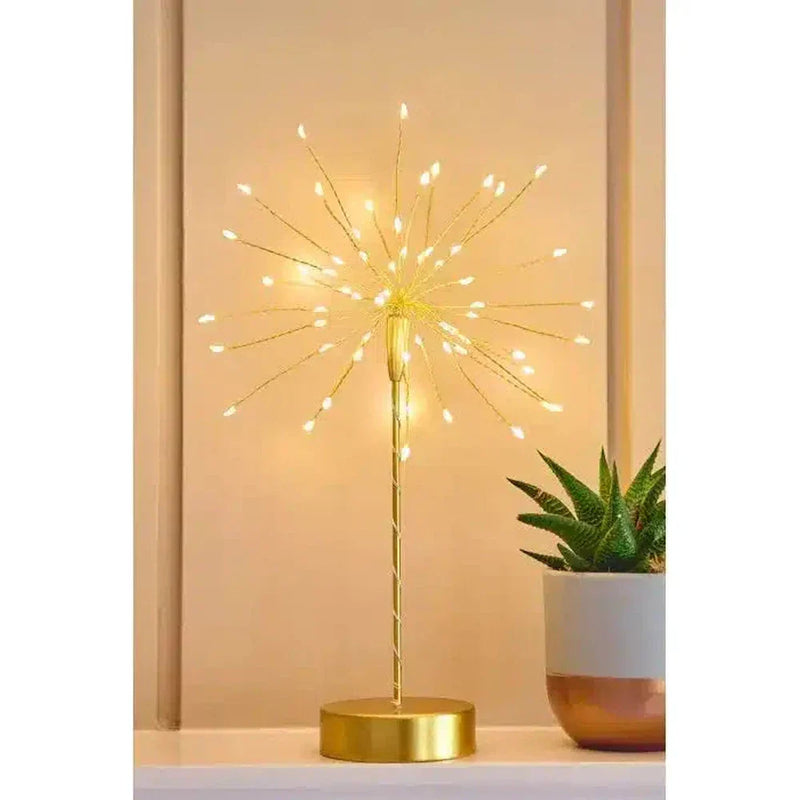 Mini Table Starburst Gold (Pack of 6)