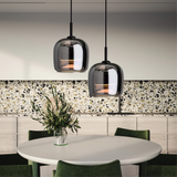 Nordic Black Glass Pendant Light