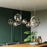 Glass blowing chandelier