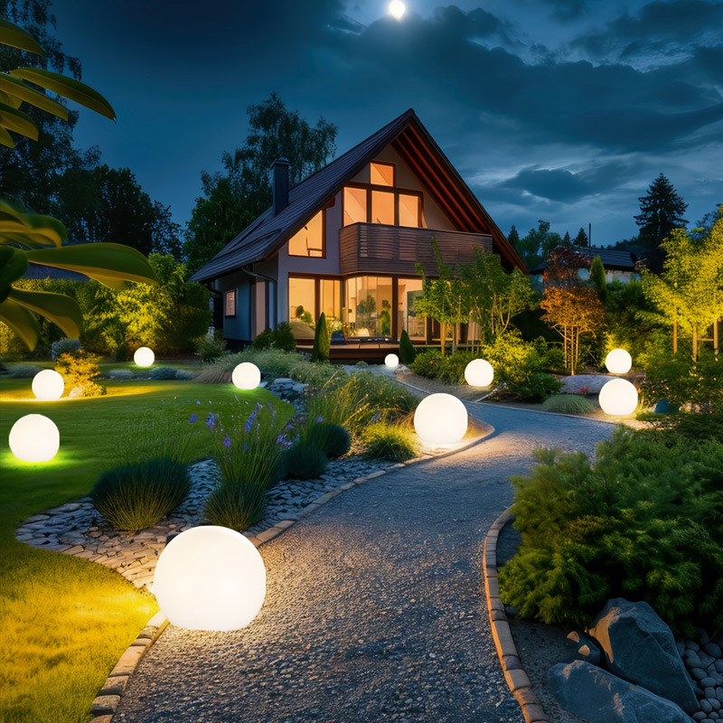 Solar Spherical Garden Light