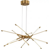 Golden Web Chandelier