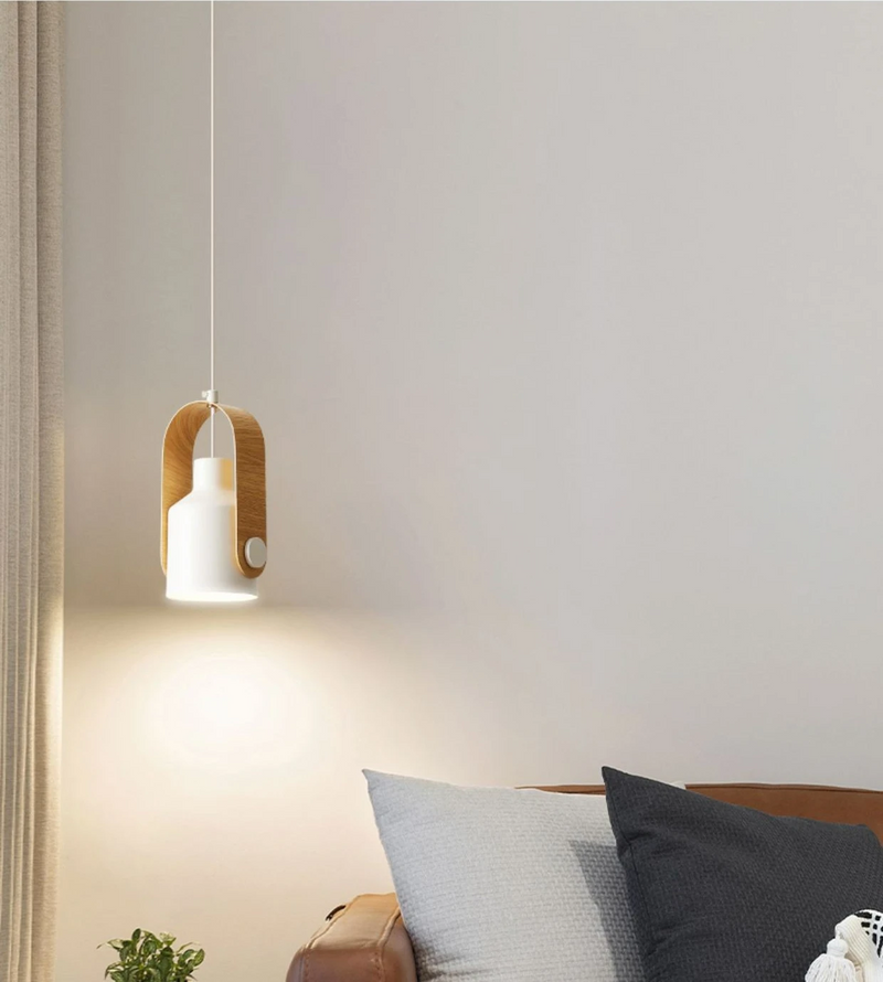 Nordic Pendant Spotlight | Wood & Metal