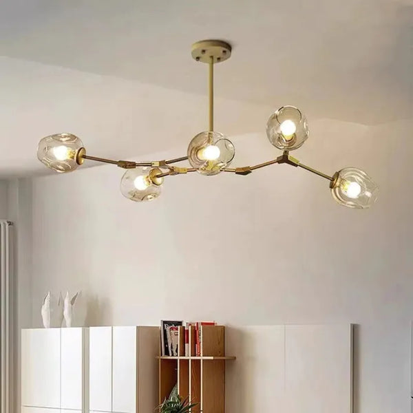 Bifurcation Bubble Glass Sputnik Chandelier