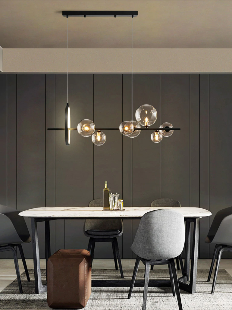 Glass blowing chandelier