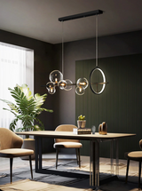 Glass blowing chandelier
