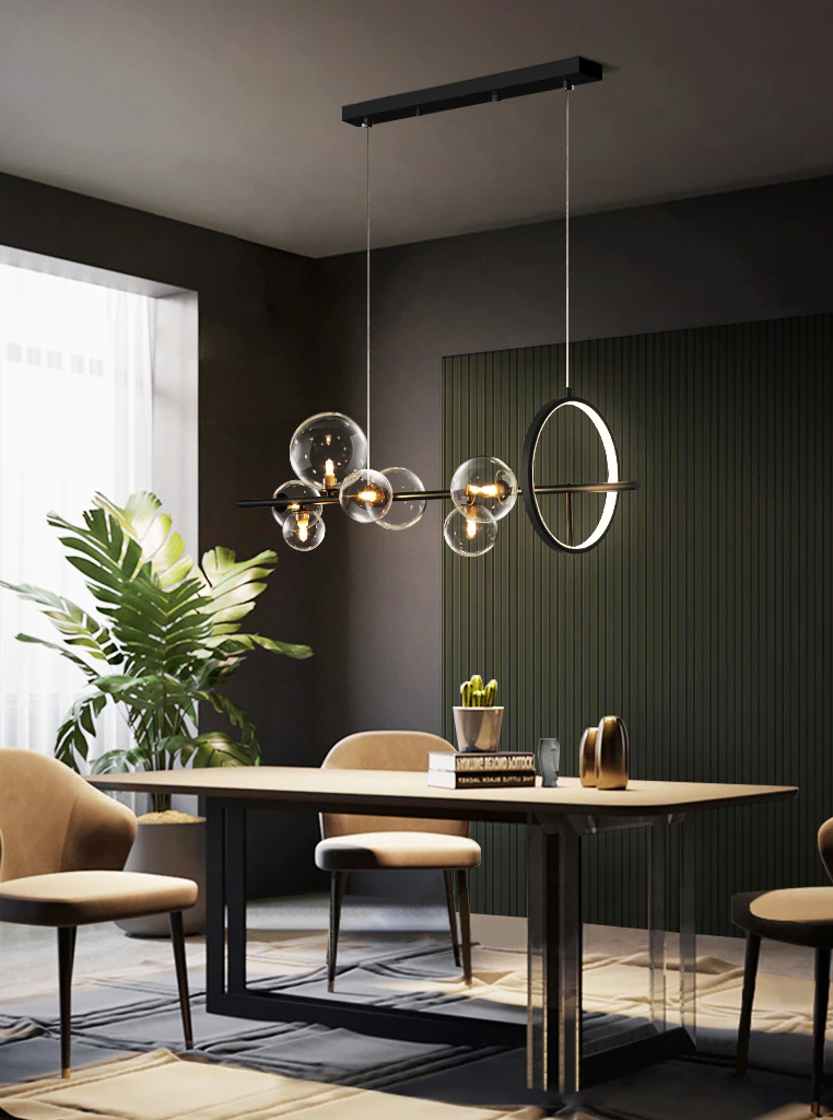 Glass blowing chandelier
